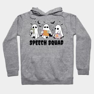 Speech Pathologist Halloween Speech Squad SLP Hoodie